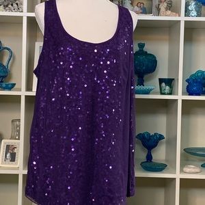 Lane Bryant sparkly tank